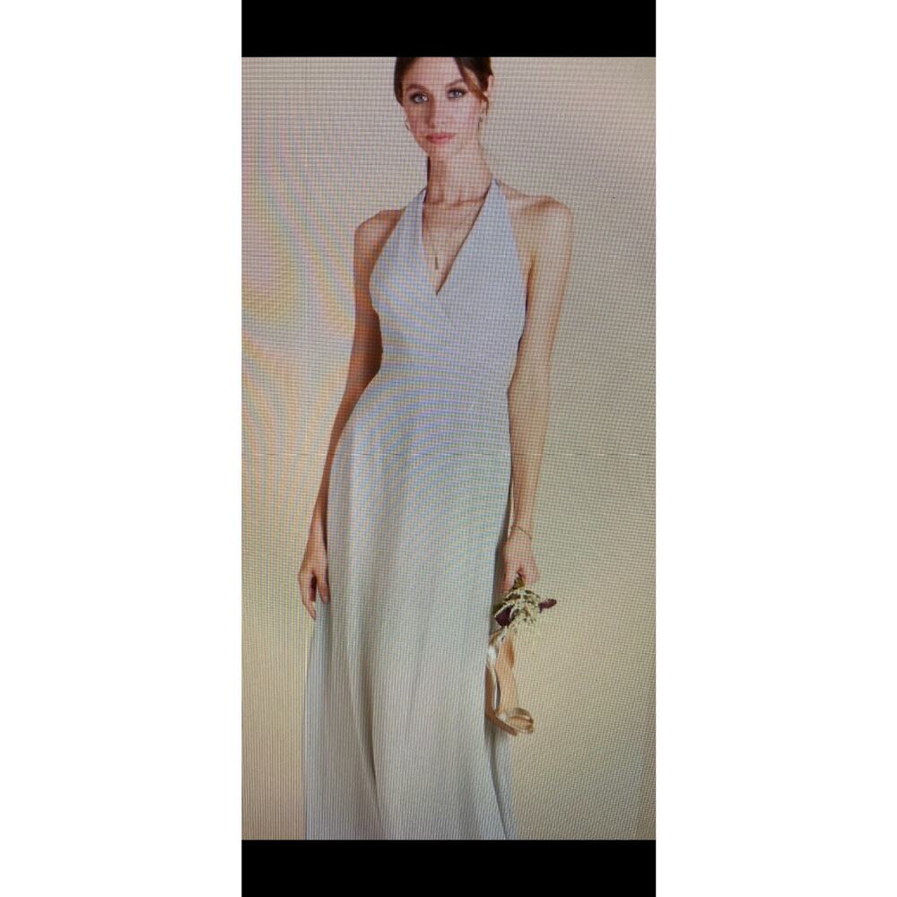 NWT Birdy Gray small open back halter dress